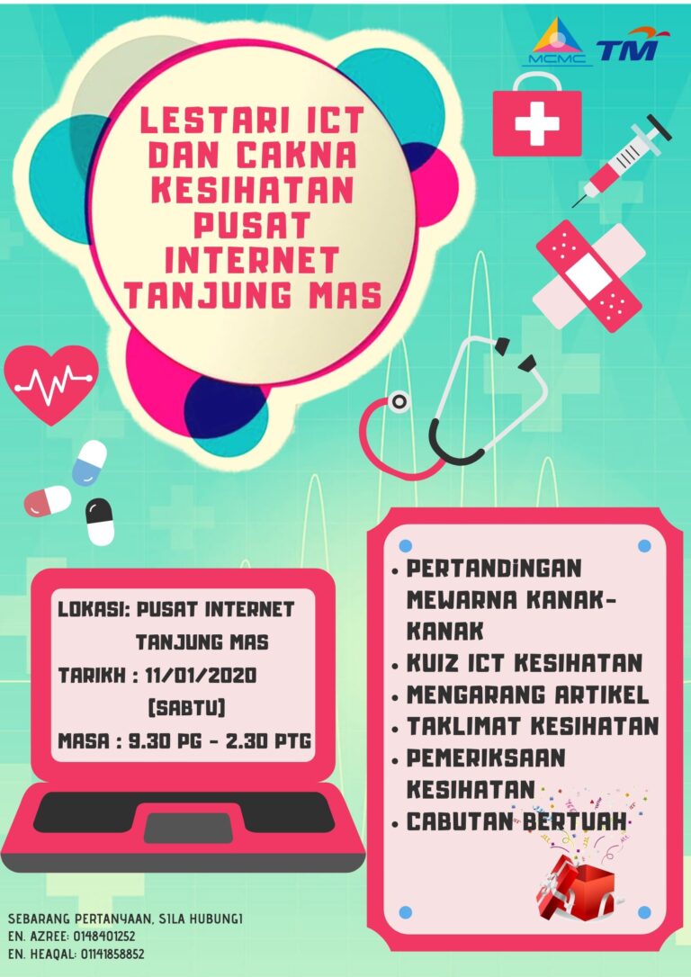 LESTARI ICT DAN CAKNA KESIHATAN PUSAT INTERNET tanjung mas