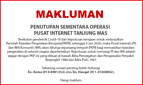 NOTIS PENUTUPAN PI 9 jun