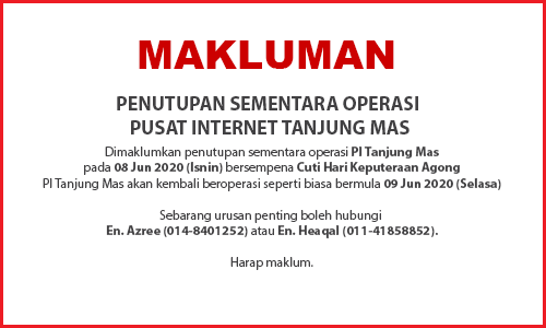 NOTIS PENUTUPAN PI agung