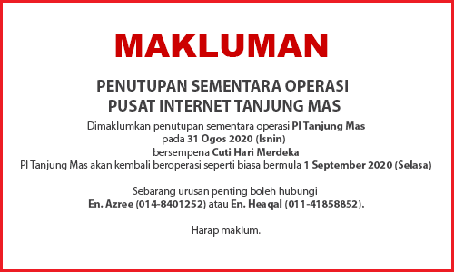 NOTIS PENUTUPAN OGOS