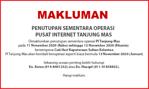 NOTIS PENUTUPAN