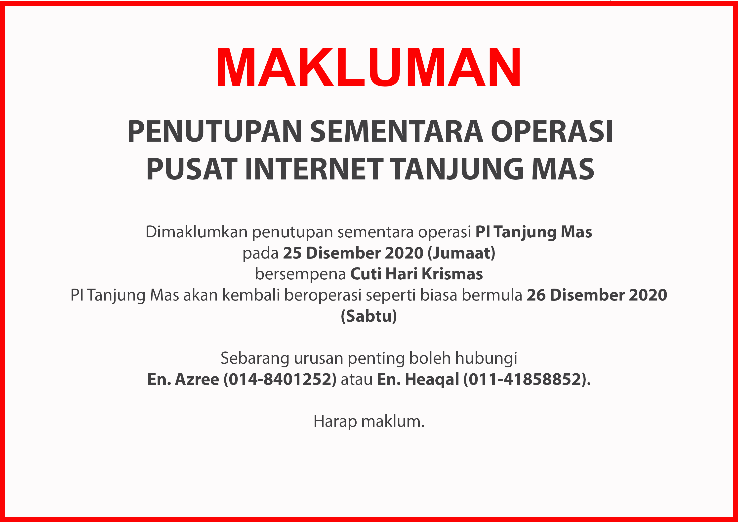 Notis krismas
